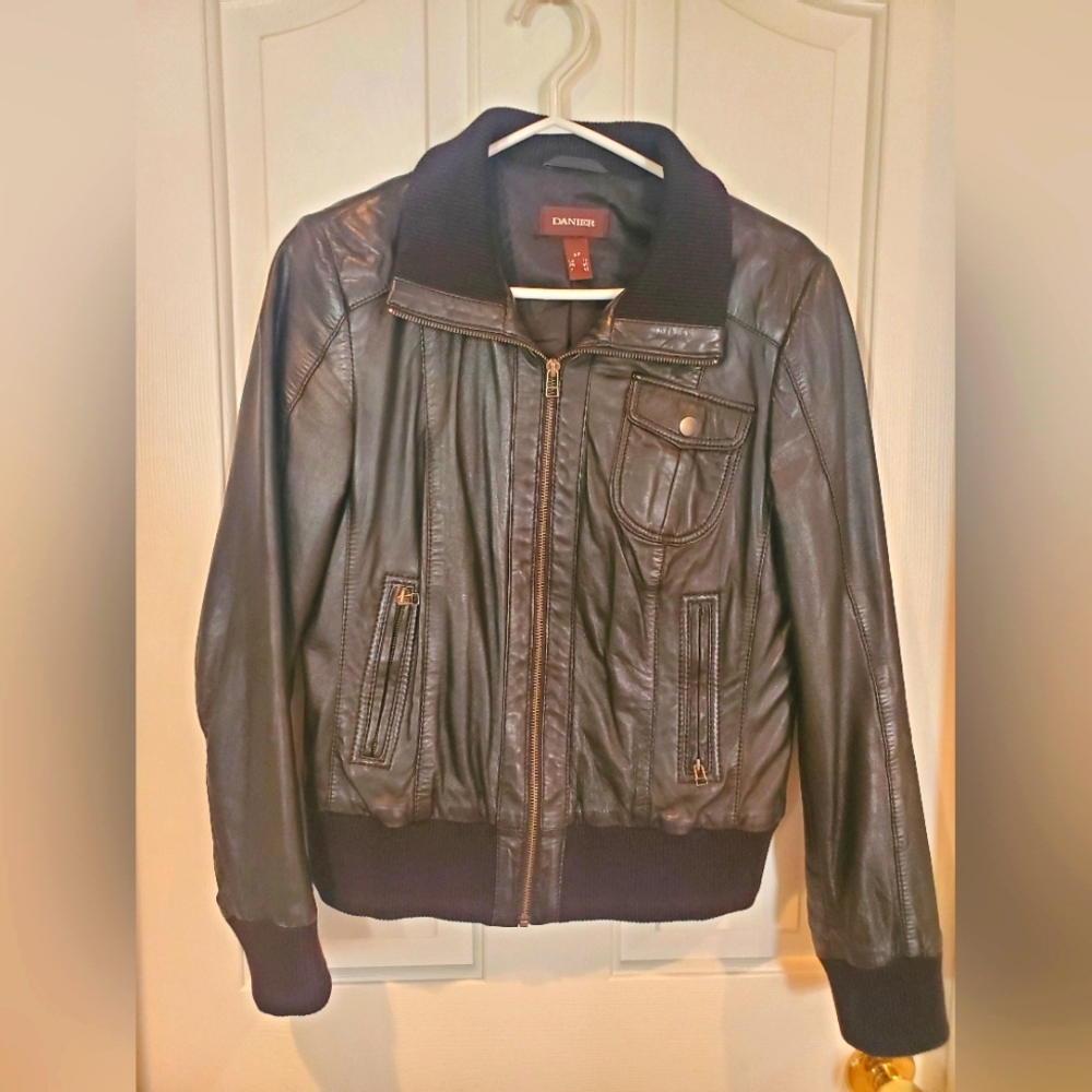 Leather jacket